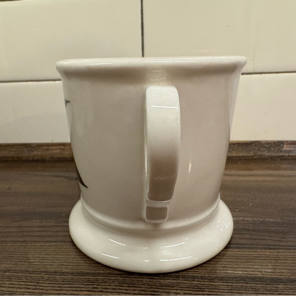 Anthropologie Black and White K Coffee Mug - Picture 5 of 9